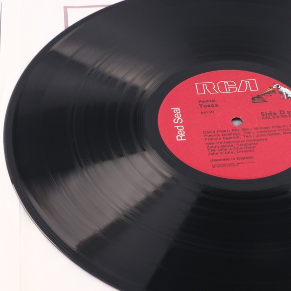 Puccini Jeontyne Price as Tosca, Placido Domingo, Milnes 2 LP Box Set 12" Record - Picture 7 of 12